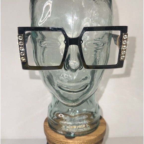 LARGE FASHION FRAMES WITH CLEAR STONES - Picture 3 of 8